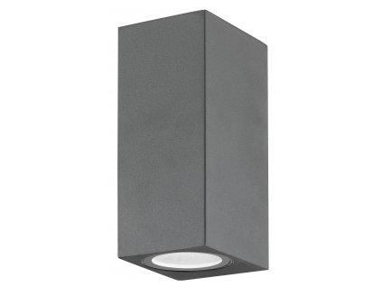 Svítidlo Nova Luce NERO S WALL GREY 2 nástěnné, IP 54, GU10