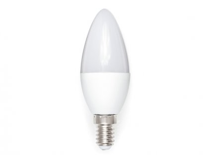 LED žárovka C37 - E14 - 7W - 580 lm - teplá bílá