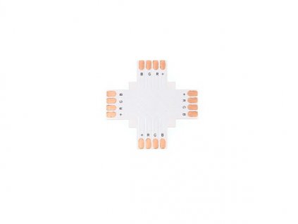 Spojka pro RGB LED pásky - X - CN14 - 10mm - 4pin