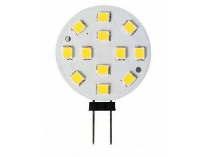 LED žárovka G4 - 3W - 270 lm - SMD talířek - studená bílá
