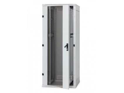 Rack Triton 19'' stojanový 32U/800x900 prosklené dveře, šedý