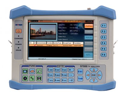 DEVISER Analyzer METER S7000 Analog/DVB-C/T/T2/H/S/S2