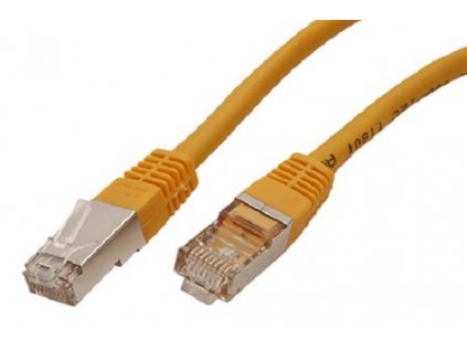 Patch kabel FTP Cat 6, 5m - žlutý