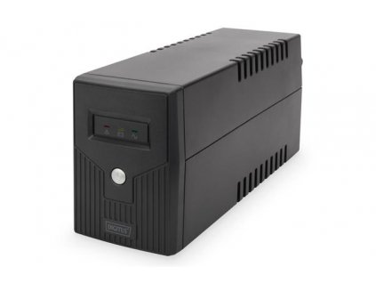 DIGITUS Professional Line-interaktivní UPS, 600VA / 360W 12V / 7Ah x1, 2x CEE 7/7, AVR, RJ-11, LED displej