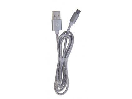 ALI datový kabel microUSB,šedý DAKT008