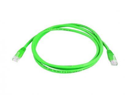 UTP Patch Kabel Lexton RJ45 CAT5E 0,5m 8P8C 1:1 Zelený