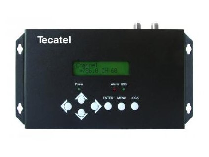 TECATEL Modulátor COFDM DVB-T DIM3, UHF-VHF, LCD, USB