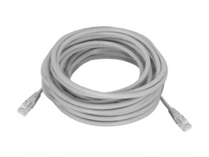 UTP Patch Kabel Lexton RJ45 CAT6E 15m 8P8C 1:1 Šedý