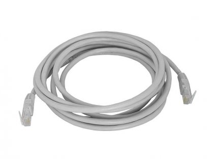 UTP Patch Kabel Lexton RJ45 CAT6E 5m 8P8C 1:1 Šedý