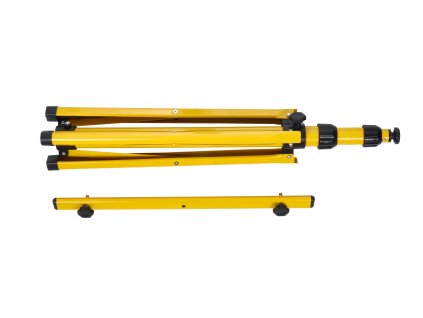 Stativ na reflektor dvojitý - žlutý - 140cm