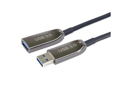 PremiumCord USB 3.0 prodlužovací optický AOC kabel A/Male - A/Female 15m