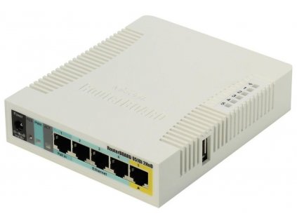 Routerboard MikroTik RB951Ui-2HnD 5x LAN, 1x 2,4GHz, 802.11n L4