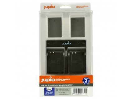 Set Jupio 2x BLN-1 (BLN1) 1220 mAh + USB duální nabíječka