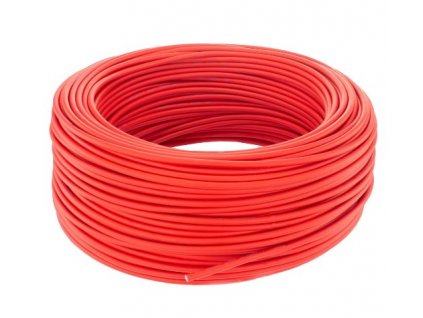 Solární kabel FVE H1Z2Z2-K PV1-F 0,6/1,5kV 4mm2, červený 25m, LSOH