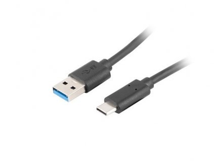 LANBERG USB-C (M) na USB-A (M) 3.1 kabel 1,8m, černý