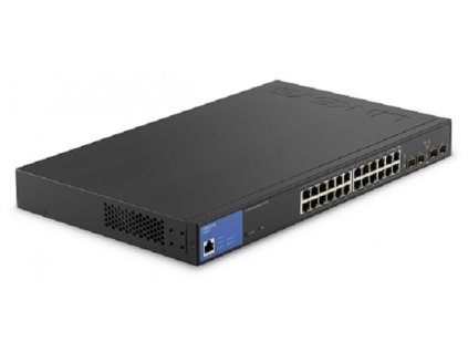 Linksys 24-PORT MANAGED POE+ GE SWITCH 4 1G SFP 250W TAA
