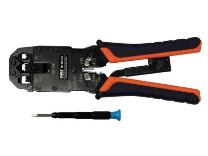 NG TOOL Kleště NL 246 325 lisovací pro datové konektory 4P2C, 4P4C, 6P4C, 6P6C, 8P8C, 10P10C