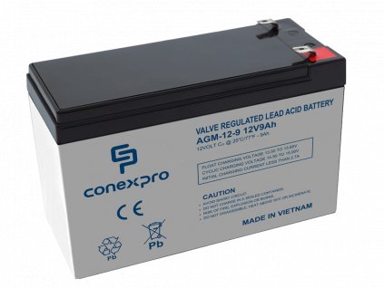 Baterie Conexpro AGM-12-9 VRLA AGM 12V/9Ah, F2