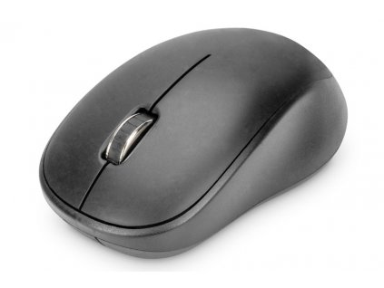 DIGITUS Bezdrátová optická myš 3D, 2,4 GHz, 1000 dpi, černá