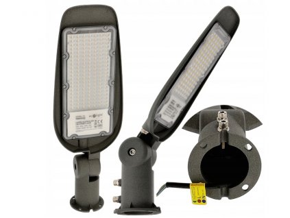 LED pouliční lampa - 50W - 230V - studená bílá