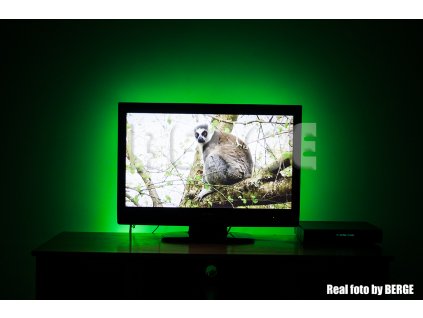 BERGE LED pásek - SMD 5050 - 2,5m - 30LED/m - 20W - komplet za TV