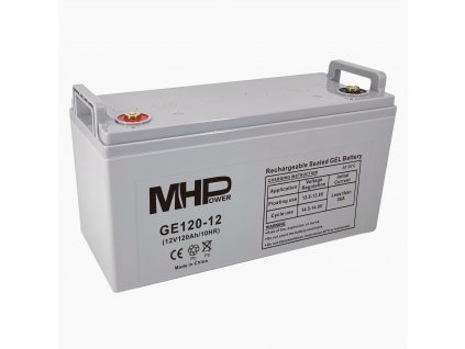 Baterie MHPower GE120-12 GEL, 12V/120Ah, T3-M8, Deep Cycle