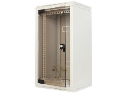 Rack Triton 10" - 10U hybridní 19" - 5U/360mm prosklené dveře, šedý