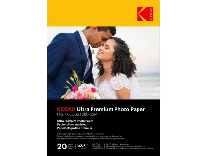 Fotopapír Kodak Ultra Premium Photo RC Gloss (280g/m2) 13x18cm 20 listů