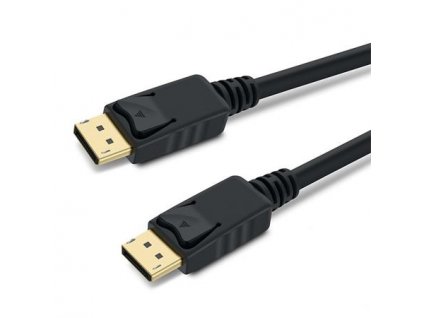 PremiumCord DisplayPort 1.3 přípojný kabel M/M, zlacené konektory, 2m