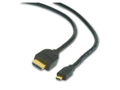 Kabel HDMI-HDMI micro 1,8m, 1.3, M/M stíněný,zl.,č