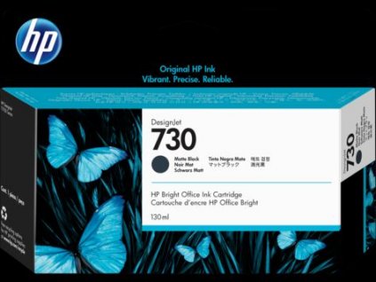 HP 730 130-ml Matte Black Ink Crtg