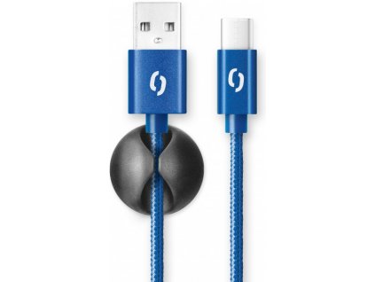 ALIGATOR PREMIUM 2A kabel, USB-C, modrá