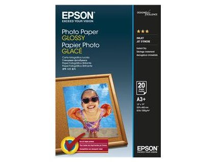 EPSON Photo Paper Glossy A3+ 20 listů