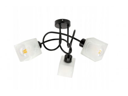 LED stropní lampa LOFT - 3xE27 - CUBE WHITE