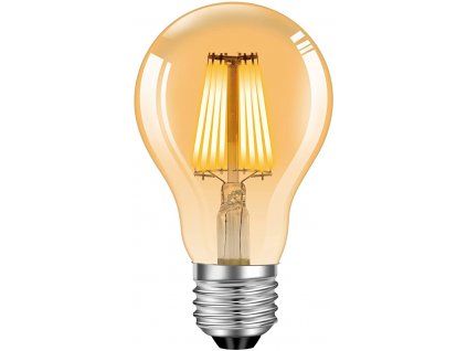 LED žárovka AMBER - A60 - E27 - 12W