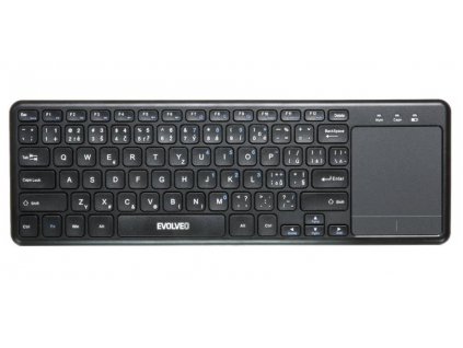 EVOLVEO WK32BG bezdrátová klávesnice s touchpadem, ideální pro smart tv atd. 2,4Ghz