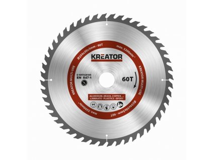 Pilový kotouč Kreator KRT020505 - univerzální 254mm, 60T