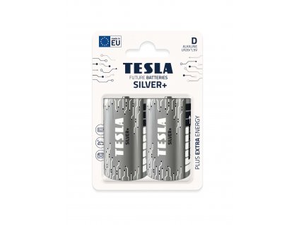 TESLA - baterie D SILVER+, 2ks, LR20