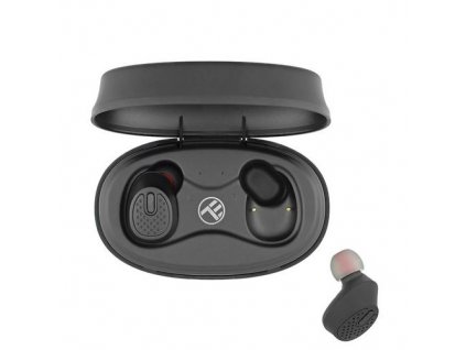 TELLUR Mood, Bluetooth bezdrátová sluchátka, přenosná, černá