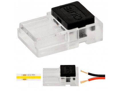 Click konektor pro 10mm LED pásek - kabel