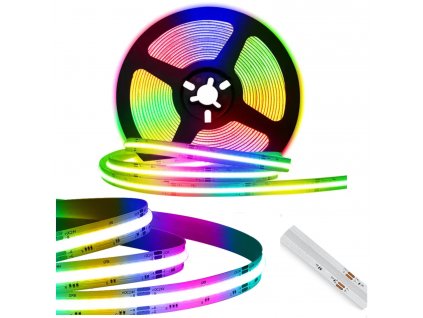 LED pásek PREMIUM RGB - COB - 75W - 5m - IP20 - 12V