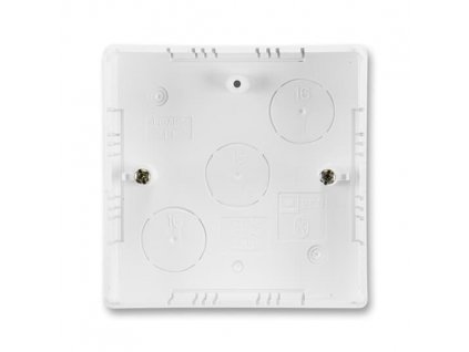 ABB SWING L Krabice 3900J-C00001 B přístrojová, nástěnná, 85x85x28mm, bílá