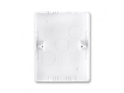 ABB SWING L Krabice 3900J-C00002 B přístrojová, nástěnná, pro 2násobné zásuvky, 85x109x28, bílá