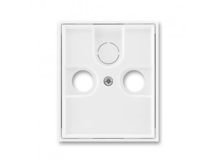 ABB ELEMENT, TIME Kryt 5011E-A00300 03 zásuvky anténní s vylamovacím otvorem TV+R, TV+R+SAT, bílá/bílá