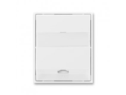ABB ELEMENT, TIME Kryt 5013E-A00213 03 zásuvky telefonní s 1 otvorem, bílá/bílá