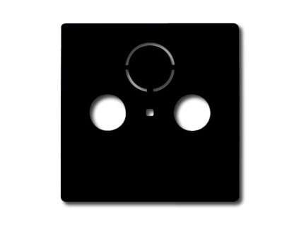 ABB FUTURE, LINEAR, SOLO Kryt 2CKA001724A4252 zásuvky anténní uni se 2 (3) otvory, antracit