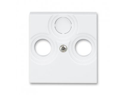 ABB LEVIT Kryt 5011H-A00300 03 zásuvky anténní s vylamovacím otvorem, bílá