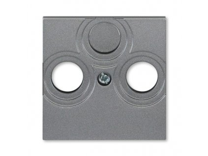 ABB LEVIT M Kryt 5011H-A00300 69 zásuvky anténní s vylamovacím otvorem, ocelová