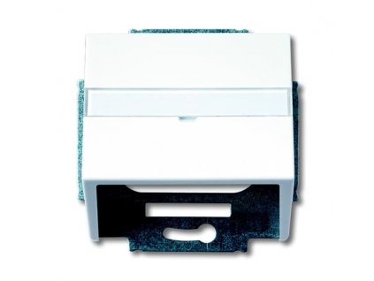 ABB Kryt FUTURE LINEAR 2CKA001724A2761 zásuvky komunikační, s popisovým polem, bílá