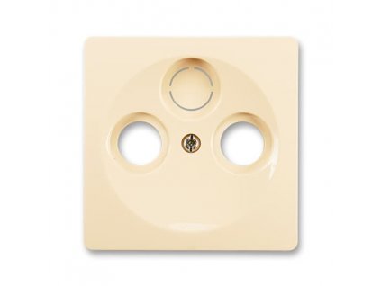 ABB Kryt SWING 5011G-A00300 C1 zásuvky anténní s vylamovacím otvorem, krémová